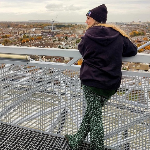 ZARA Green Patterned Women's Two Piece - Picture 5 of 7